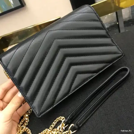 WALLET MATELASSÉ CASSANDRE CHAIN YSL 0627